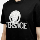 Versace Men's Medusa Print T-Shirt in Black