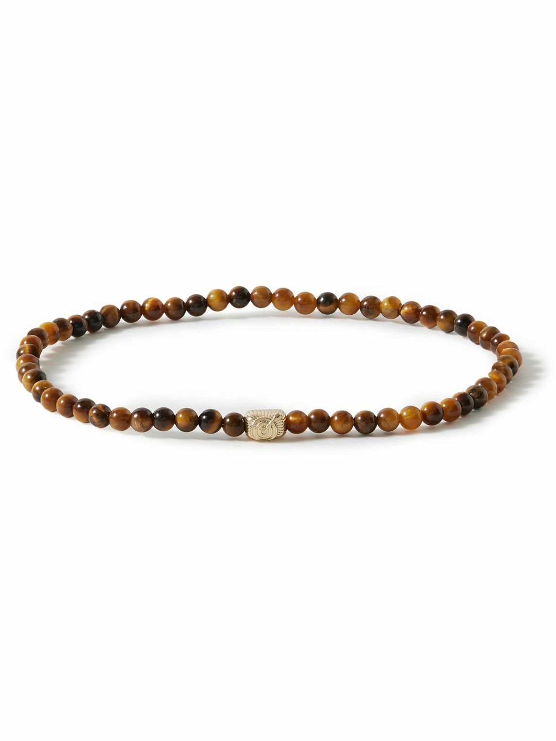 Luis Morais - Gold Tiger's Eye Beaded Bracelet