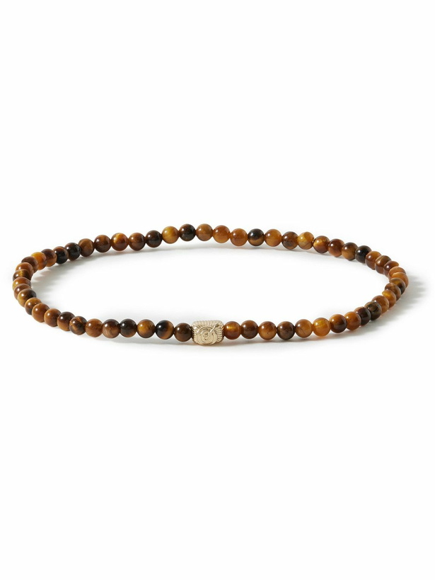 Photo: Luis Morais - Gold Tiger's Eye Beaded Bracelet