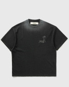 Rough. BOTANIC T-SHIRT Black Mens Shortsleefe
