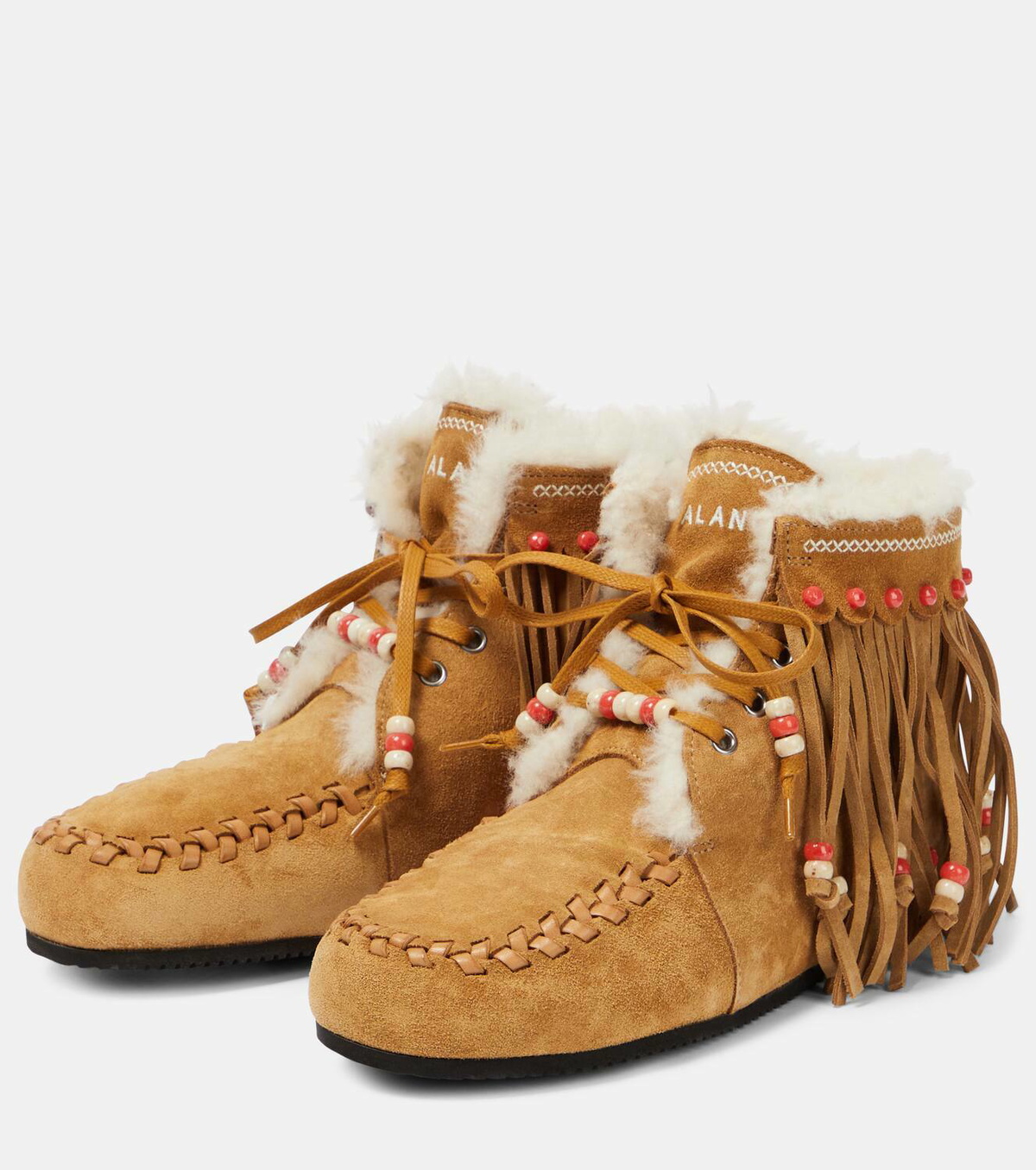 Alanui The Journey embellished ankle boots