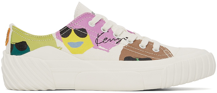 Photo: Kenzo White Tribute Sneakers