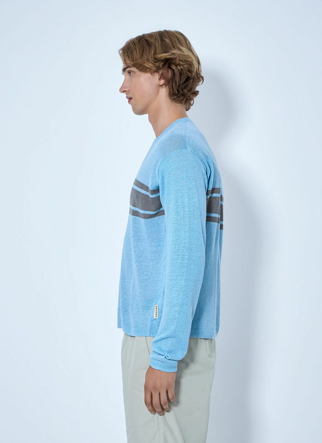 Stüssy Striped Crewneck Sweater