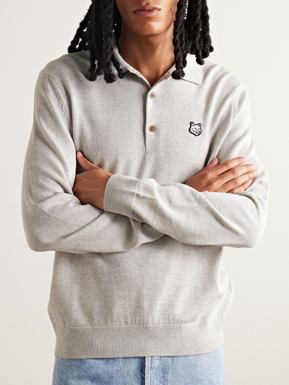 Maison Kitsune - Woman - Black - POLO SHIRT main image 1