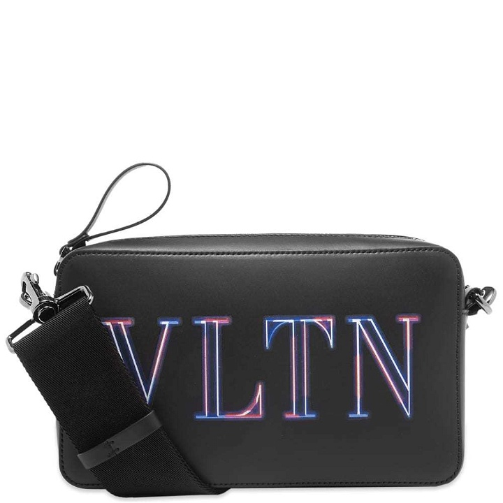 Photo: Valentino Neon VLTN Logo Cross Body Bag
