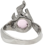 Alan Crocetti Silver & Pink Ember Ring