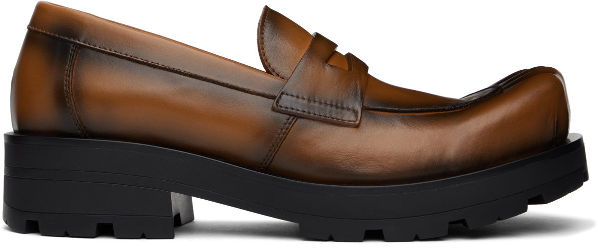 Charles Jeffrey LOVERBOY Brown Sheathed Moggies Loafers Charles 