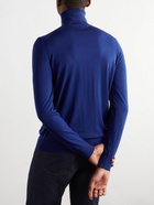 Loro Piana - Wish® Wool Rollneck Sweater - Blue