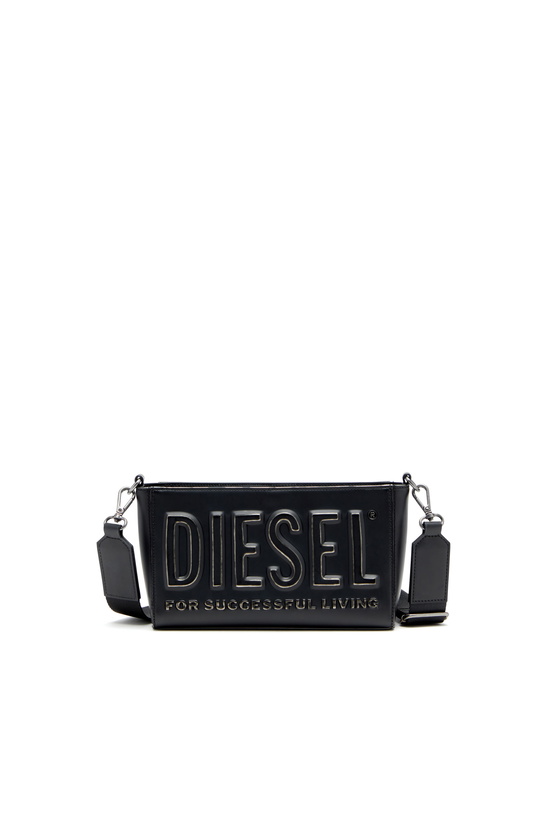 Photo: Diesel Camera bag in brushed PU - Crossbody Bags Mens in Black