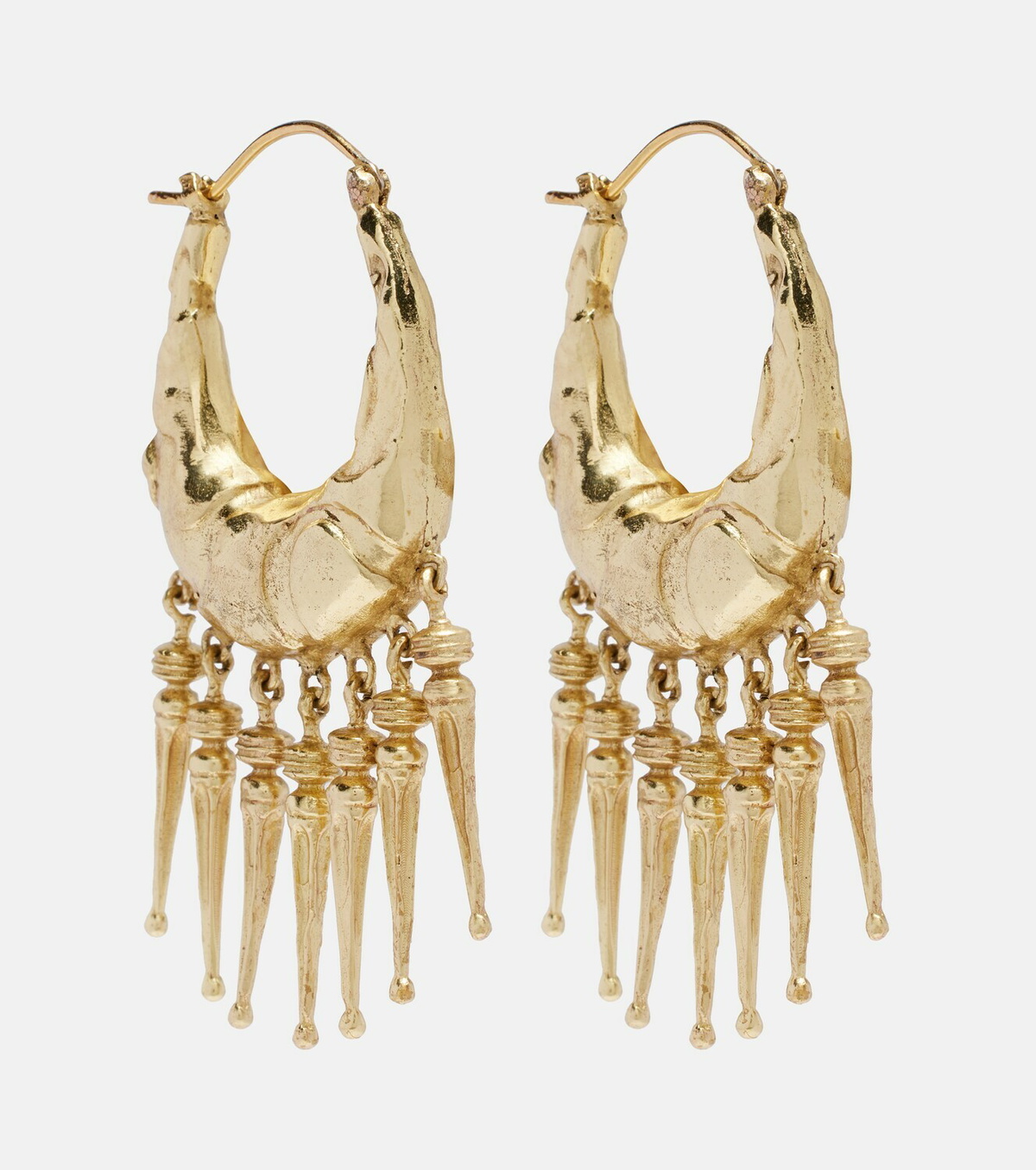 Alémais Le Jardin Spike hood earrings