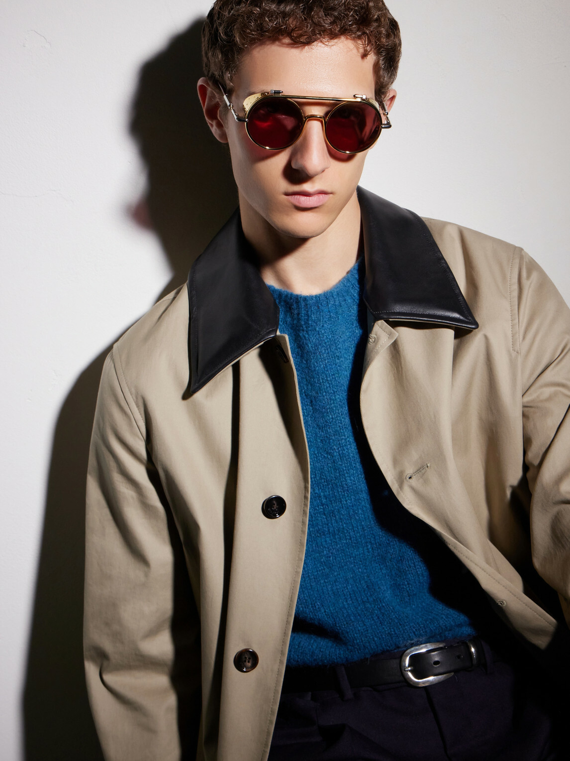 Jacques Marie Mage - Glacier Rocky Round Frame Sunglasses
