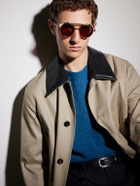 Jacques Marie Mage - Glacier Rocky Round Frame Sunglasses
