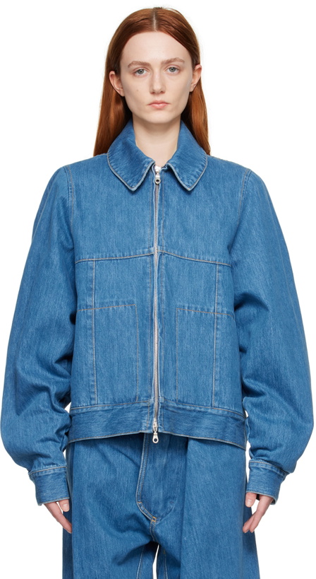 Photo: Bianca Saunders Blue Bowl Denim Jacket