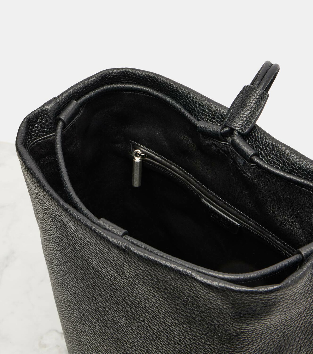 The Row Joe Medium leather backpack