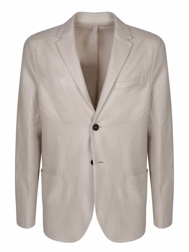 Photo: Harris Wharf London Beige Linen And Cotton Jacket