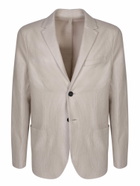 Harris Wharf London Beige Linen And Cotton Jacket