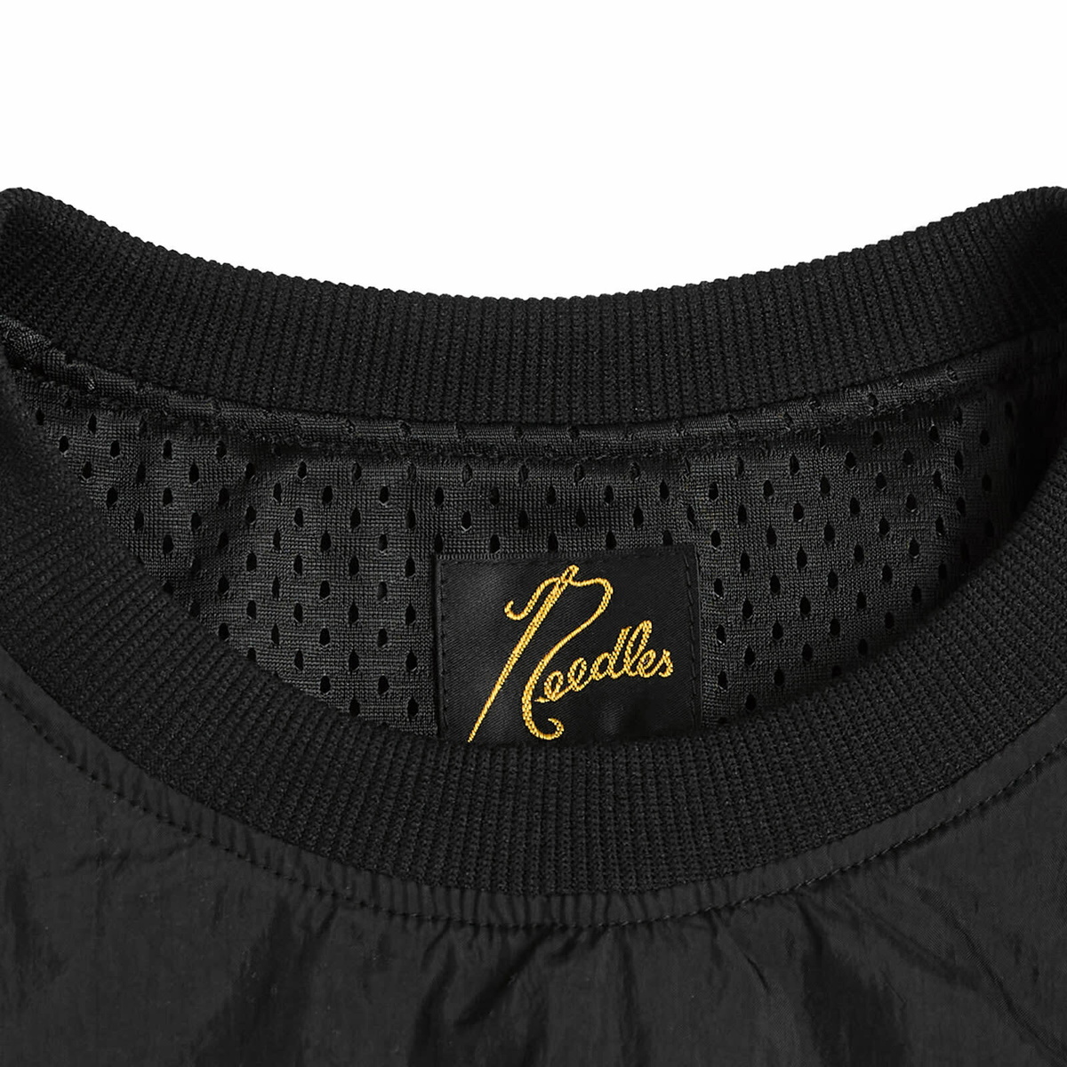 END. x Needles Track Crew Neck Shirt in Black
