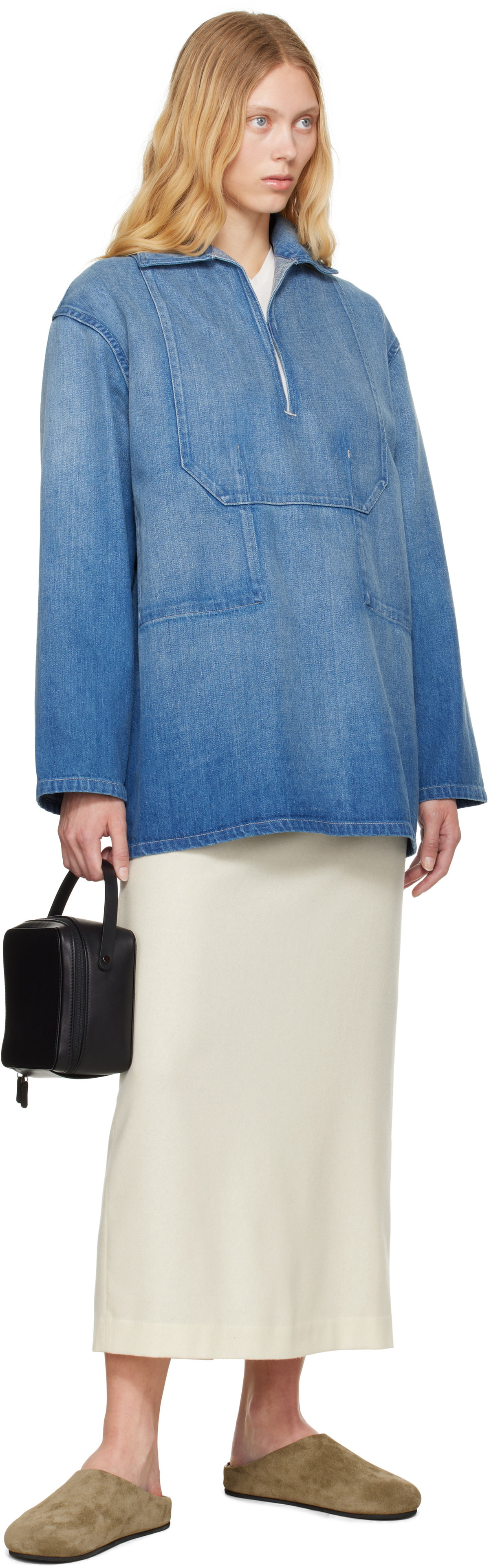Faded Blue Denim Shirt main image 1