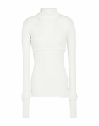 Quira Womens Turtleneck in Off white