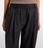 Brunello Cucinelli Monili virgin wool wide-leg pants