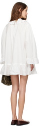 Bode White Petaluma Minidress