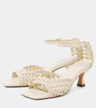 Souliers Martinez Veronica woven leather sandals