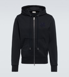 Moncler - Zipped cotton hoodie