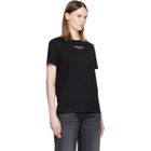 BALMAIN Black 'Givenchy Paris' Print T-shirt