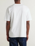 KAPITAL - Peckish Printed Cotton-Jersey T-Shirt - White