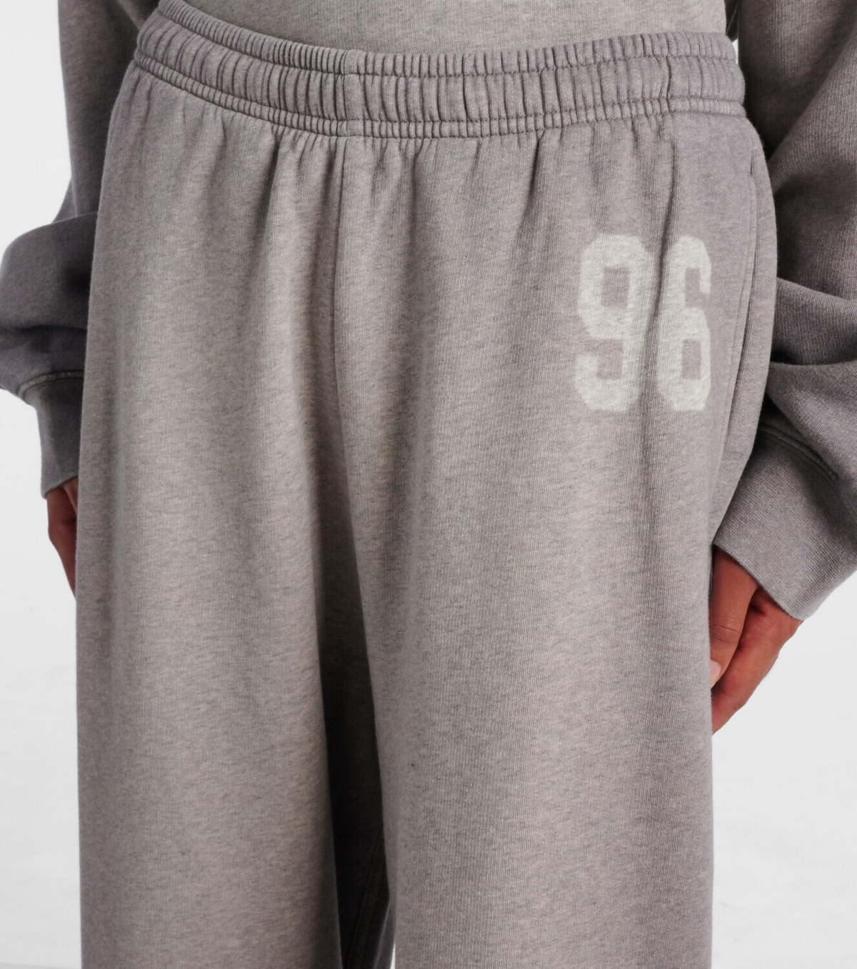 Acne Studios Felin logo cotton fleece sweatpants