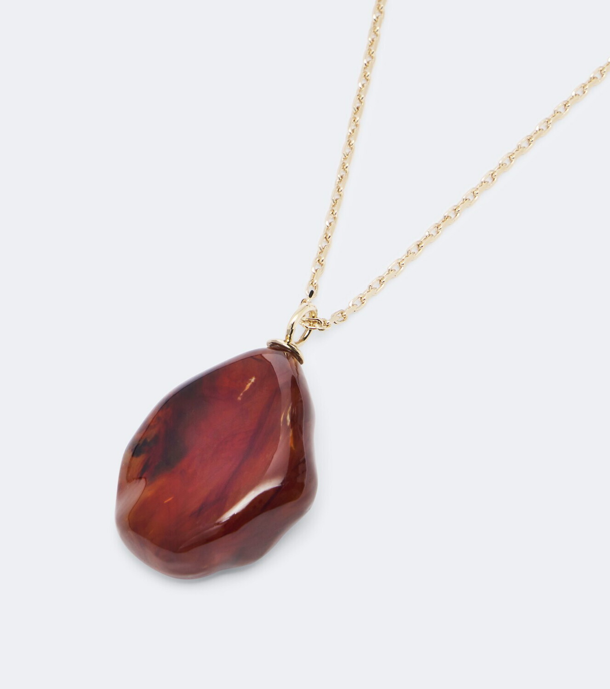Victoria Beckham Ambra gold-plated pendant necklace