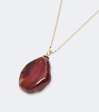 Victoria Beckham Ambra gold-plated pendant necklace