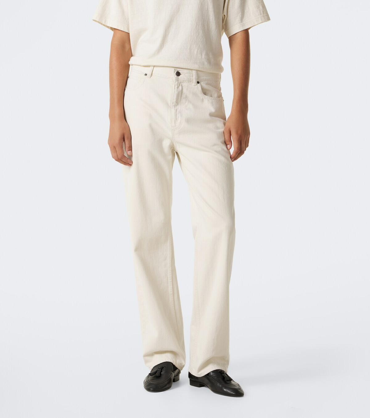 The Row Vanya straight jeans