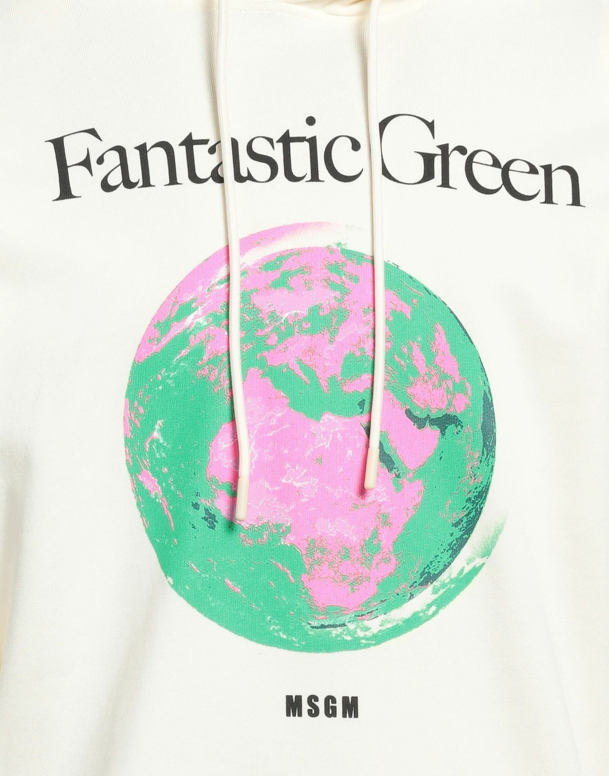 Msgm Mens Sweatshirt Cream