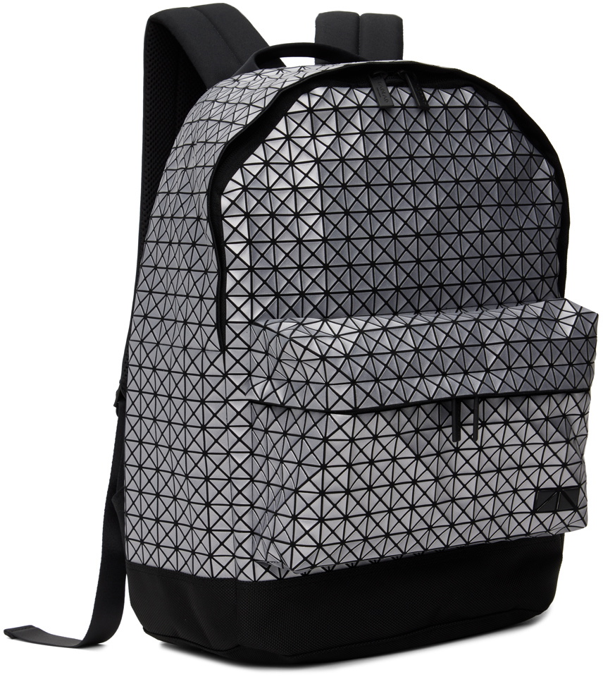 Bao Bao Issey Miyake Silver Daypack Backpack Bao Bao Issey