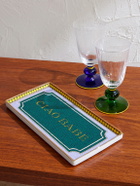 La DoubleJ - Ciao Babe Porcelain Tray - Green