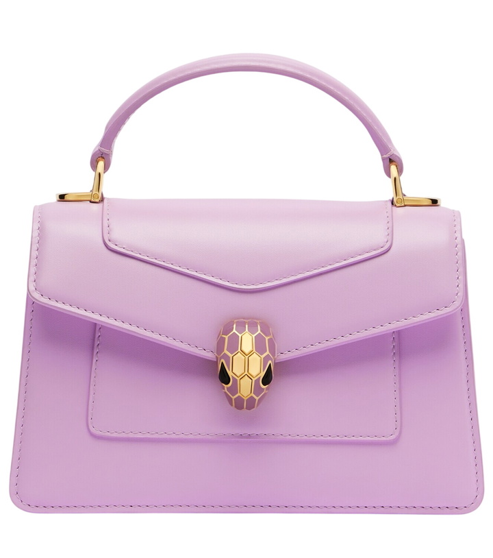 Photo: Bvlgari Serpenti Forever Mini leather top-handle bag