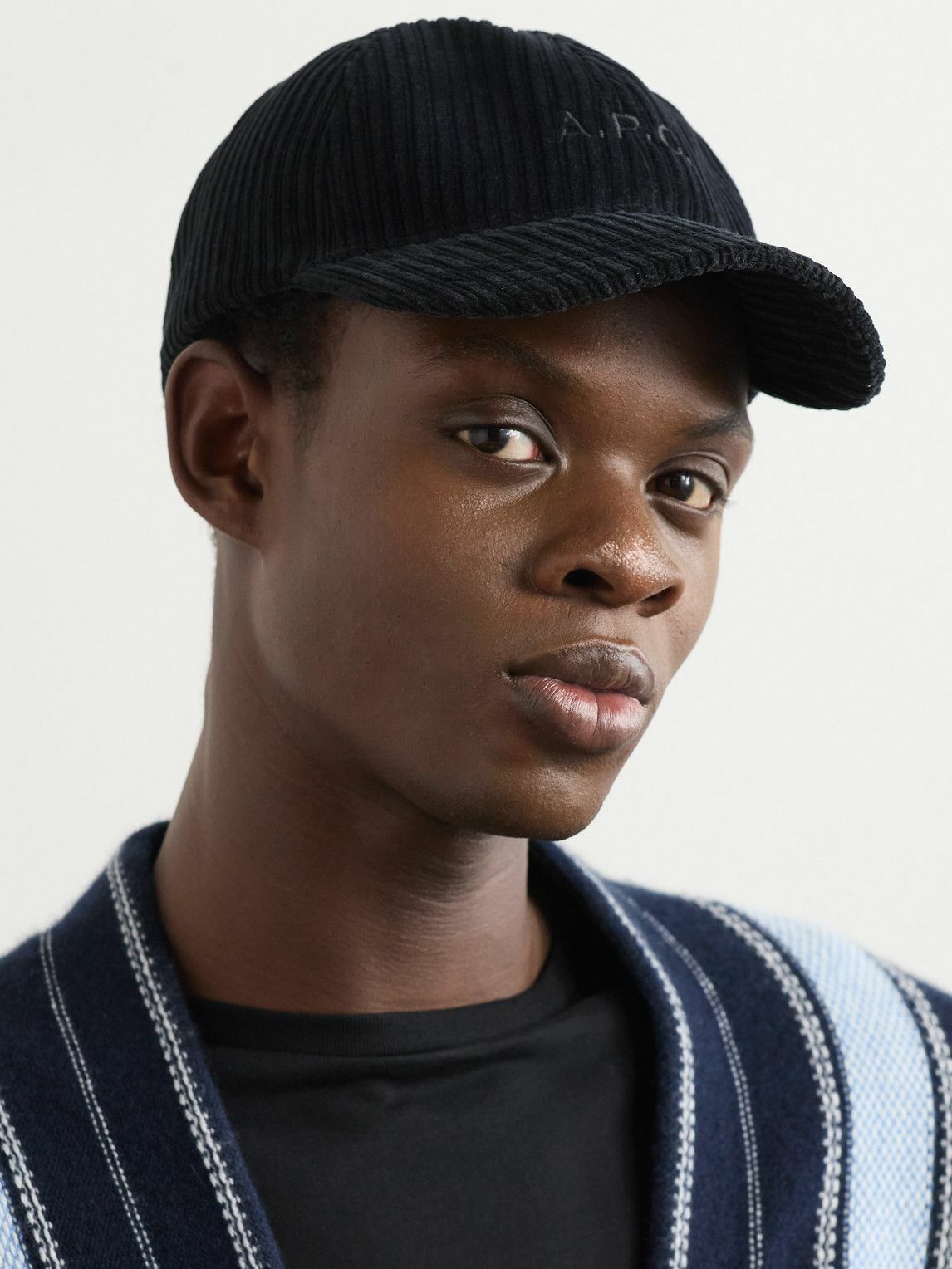 A.P.C. - Charlie Logo-Embroidered Cotton-Corduroy Baseball Cap