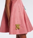 Alémais Valentina embellished moiré minidress
