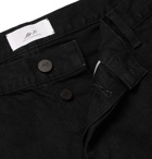 Mr P. - Tapered Selvedge Denim Jeans - Black