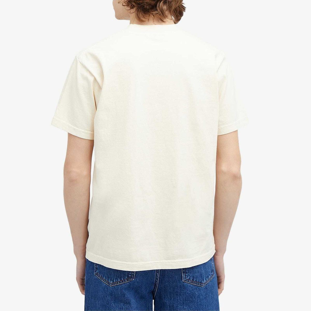 Sporty & Rich Men's 1800 Health T-Shirt in Cream/Chocolate