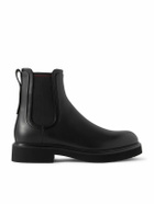 FERRAGAMO - Cezanne Leather Chelsea Boots - Black