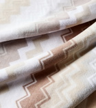Missoni Giacomo Zigzag cotton terry bath sheet