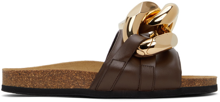 Photo: JW Anderson Brown Chain Loafer Slides