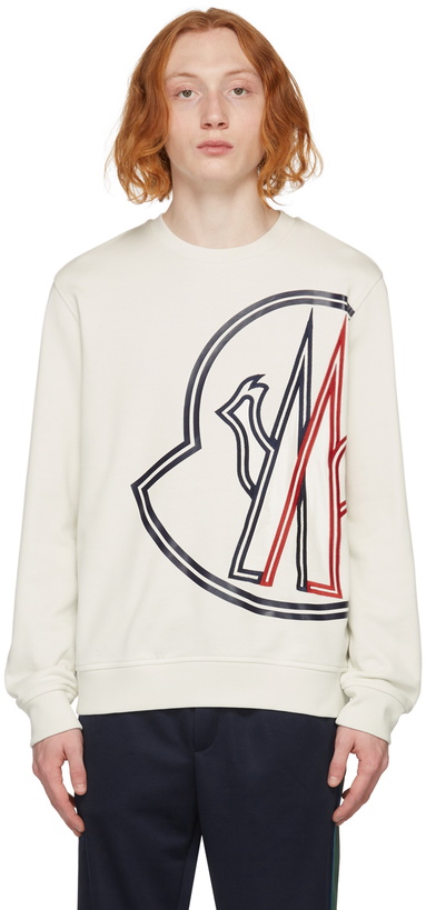 Photo: Moncler Beige Logo Sweatshirt