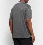 Nike Golf - Vapor Logo-Embroidered Striped Dri-FIT Golf Polo Shirt - Gray