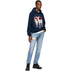 Reese Cooper Blue Aged RCI Deer Hoodie