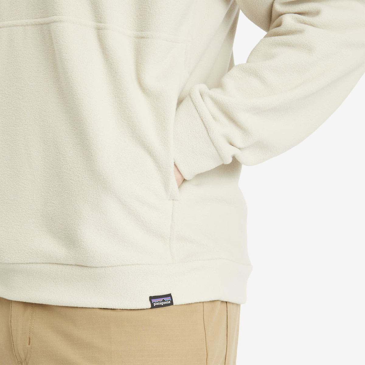 Patagonia Men's Micro D Crewneck Fleece in Pelican