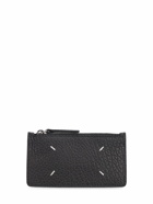 MAISON MARGIELA - Grained Leather Zip Card Holder