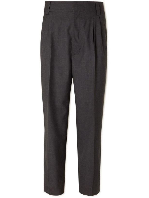 Photo: FEAR OF GOD - Pleated Super 120s Wool Trousers - Gray